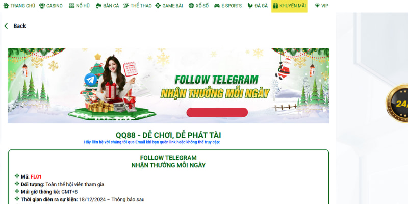 Khuyến Mãi QQ88 - Cập Nhật Ưu Đãi Mới Trên Toàn Hệ Thống 2 Anh em theo dõi Telegram của nhà cái ngay để húp vội thưởng 88K